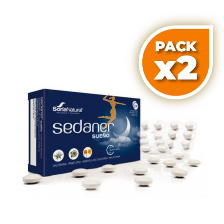 Pack 2x SEDANER SUEÑO 24 COMPRMIDOS SORIA NATURAL