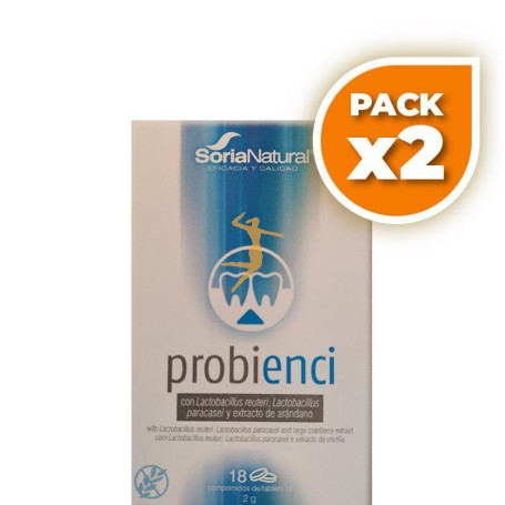 Pack 2x PROBIENCI 18 COMPRIMIDOS SORIA NATURAL