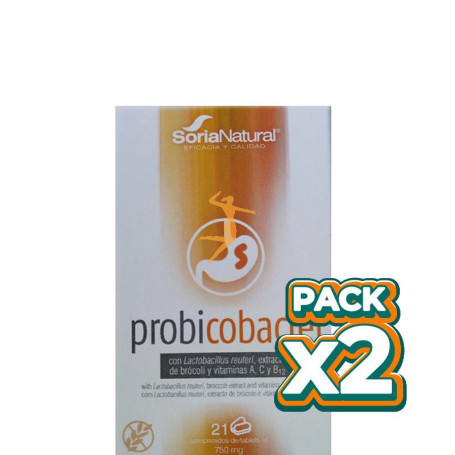 Pack 2x PROBICOBACTER 21 COMPRIMDOS SORIA NATURAL