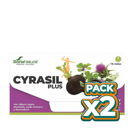 Pack 2x CYRASIL 15 VIALES SORIA NATURAL