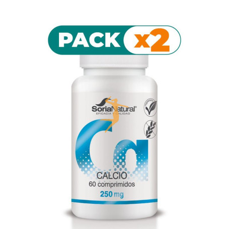 Pack 2x CALCIO 1700 mgrs. x 60 LIBERACION SOSTENIDA SORIA NATURAL