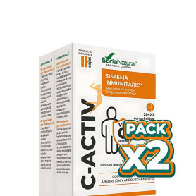 Pack 2x C-ACTIV 40 COMPRIMIDOS SORIA NATURAL