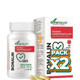 Pack 2x BONALIN EPA+DHA 30 PERLAS SORIA NATURAL
