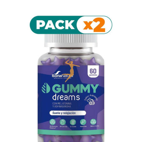 Pack 2x DREAMS 60 GOMINOLAS SORIA NATURAL