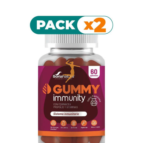 Pack 2x IMMUNITY 60 GOMINOLAS SORIA NATURAL