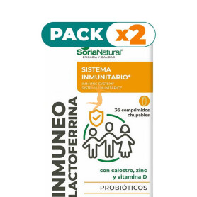 Pack 2x INMUNEO LACTOFERRINA 36 COMPRIMIDOS SORIA NATURAL