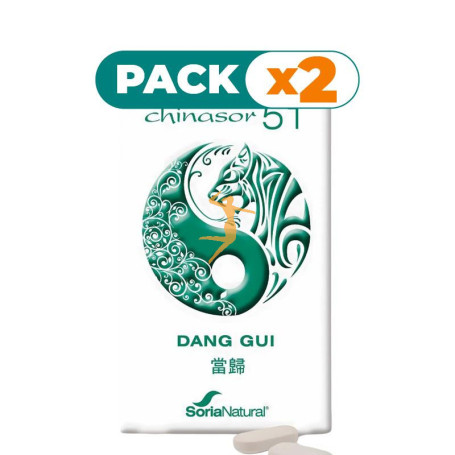 Pack 2x CHINASOR 51 DANG GUI 30 COMPRIMIDOS SORIA NATURAL