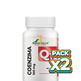 Pack 2x COENZIMA Q10 60 CÁPSULAS VEGETALES SORIA NATURAL