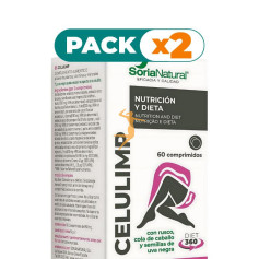 Pack 2x CELULIMP 60 COMPRIMIDOS SORIA NATURAL