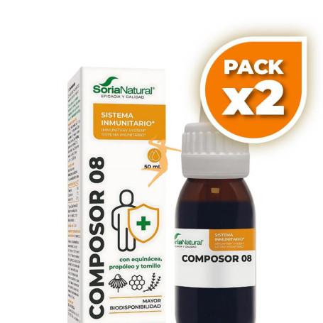 Pack 2x COMPOSOR 08 50ML SORIA NATURAL