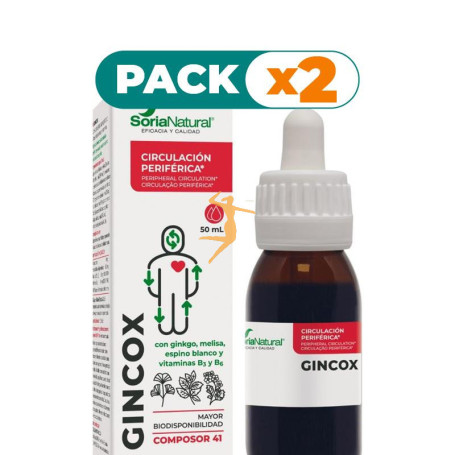 Pack 2x COMPOSOR 41 GINCOX 50ML SORIA NATURAL