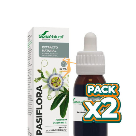 Pack 2x EXTRACTO DE PASIFLORA 50ML SORIA NATURAL