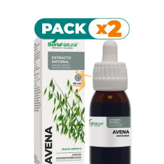Pack 2x EXTRACTO DE AVENA 50ML SORIA NATURAL