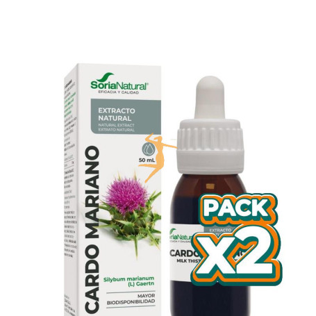 Pack 2x EXTRACTO DE CARDO MARIANO 50ML SORIA NATURAL