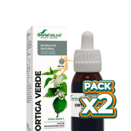 Pack 2x EXTRACTO DE ORTIGA VERDE 50ML SORIA NATURAL