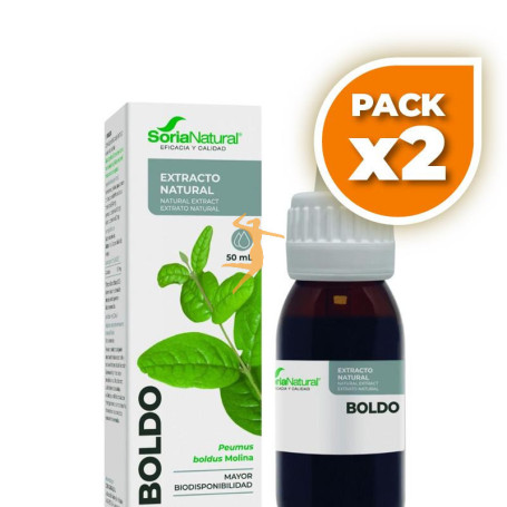 Pack 2x EXTRACTO DE BOLDO 50ML SORIA NATURAL