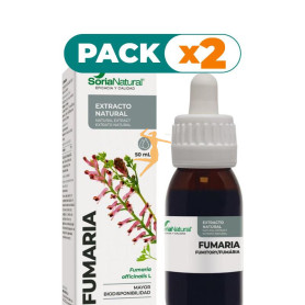 Pack 2x EXTRACTO DE FUMARIA 50ML SORIA NATURAL