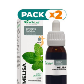 Pack 2x EXTRACTO DE MELISA 50ML SORIA NATURAL