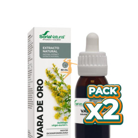 Pack 2x EXTRACTO DE VARA DE ORO 50ML SORIA NATURAL