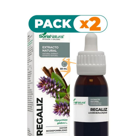 Pack 2x EXTRACTO DE REGALIZ 50ML SORIA NATURAL