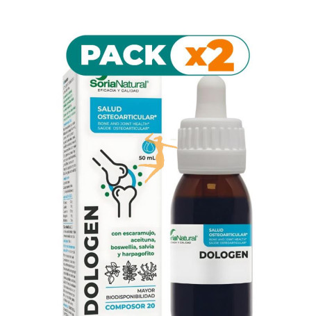 Pack 2x COMPOSOR 20 DOLOGEN 50ML SORIA NATURAL