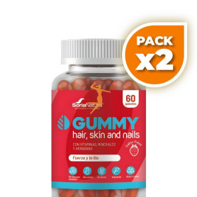 Pack 2x PELO, PIEL Y UÑAS 60 GOMINOLAS SORIA NATURAL