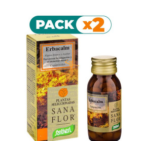 Pack 2x SANAFLOR COMPRRIMIDOS ERBACALM 30Gr. SANTIVERI
