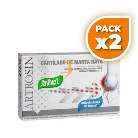 Pack 2x ARTROSIN CARTÍLAGO MANTA RAYA 60 CÁPSULAS SANTIVERI