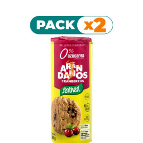 Pack 2x GALLETAS DIGESTIVE ARÁNDANOS 190Gr. SANTIVERI