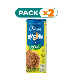 Pack 2x GALLETAS DIGESTIVE AVENA 190Gr. SANTIVERI