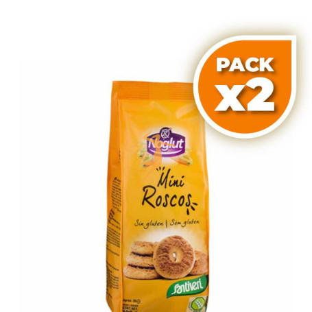 Pack 2x NOGLUT MINI ROSCOS 180Gr. SANTIVERI