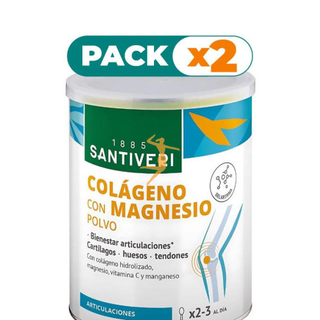 Pack 2x COLÁGENO CON MAGNESIO 275G SANTIVERI