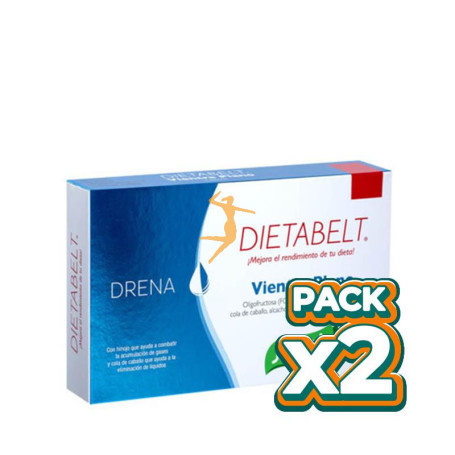 Pack 2x DB-DRENA VIENTRE PLANO 60 CÁPSULAS SANTIVERI