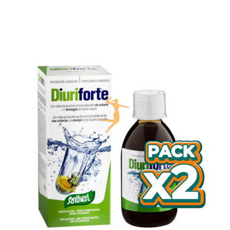 Pack 2x JARABE DIURIFORTE 240Ml. SANTIVERI