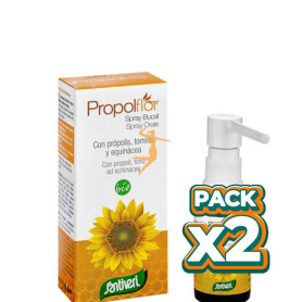 Pack 2x PROPOLFLOR SPRAY BIO 30Ml. SANTIVERI