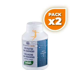 Pack 2x QUANTICUM COLÁGENO CON MAGNESIO 180 COMPRIMIDOS SANTIVERI