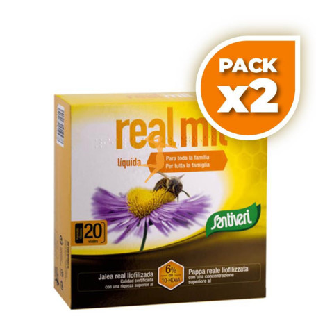 Pack 2x REALMIL LIQUIDA 20 VIALES SANTIVERI