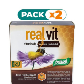 Pack 2x REALVIT VITAMINADA 20 VIALES SANTIVERI