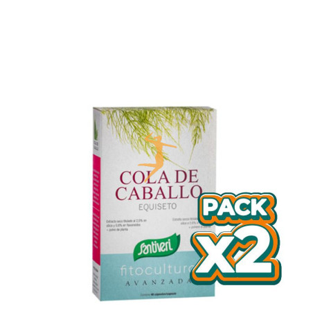 Pack 2x PLANTAS CÁPSULAS COLA CABALLO 18Gr. SANTIVERI