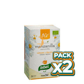 Pack 2x MANZANILLA BIO 20 FILTROS SANTIVERI