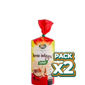 Pack 2x TORTITAS ARROZ BIO 100Gr. SANTIVERI