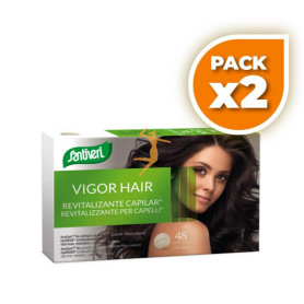 Pack 2x VIGOR HAIR REVITAL CAPILAR 48 COMPRIMIDOS SANTIVERI