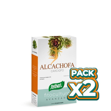 Pack 2x PLANTAS FIT CÁPSULAS ALCACHOFA SANTIVERI