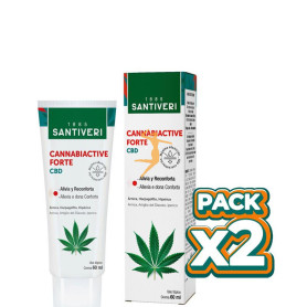Pack 2x CREMA CANNABIACTIVE FORTE 60Ml SANTIVERI
