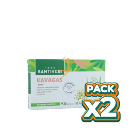 Pack 2x KAVAGAS 20 CAPSULAS SANTIVERI