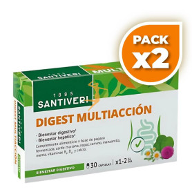 Pack 2x DIGEST MULTIACCION 30 CÁPSULAS SANTIVERI