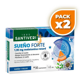 Pack 2x SUEÑO FORTE 30 COMPRIMIDOS SANTIVERI
