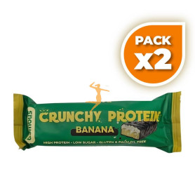 Pack 2x BOMBUS CRUNCHY PROTEIN BANANA 50G SANTIVERI