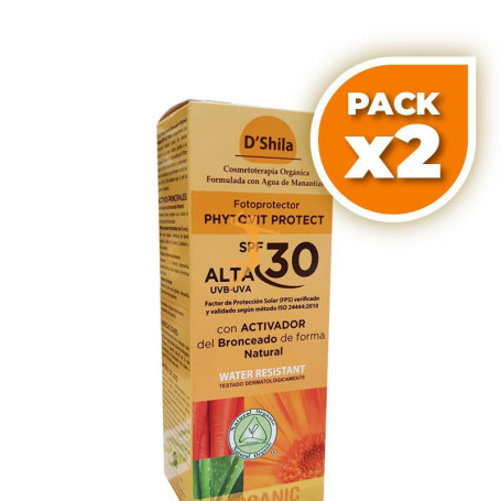 Pack 2x PROTECTOR SOLAR 30 200Ml. SHILA