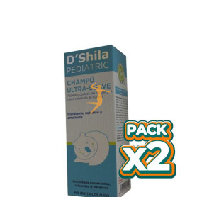 Pack 2x CHAMPÚ ULTRA-SUAVE PEDIATRIC 100Ml. SHILA